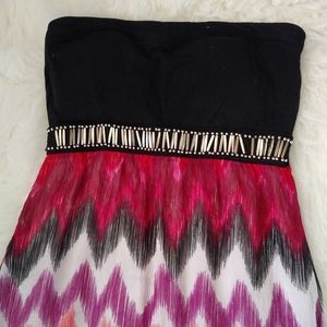 Strapless Full Length Dress